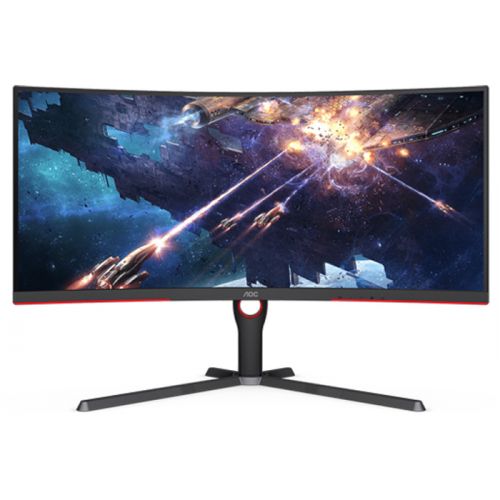 AOC CU34G3S 34 Inch 165Hz, 1ms HDMI 2.0 WQHD Curved Gaming Monitor - 28163