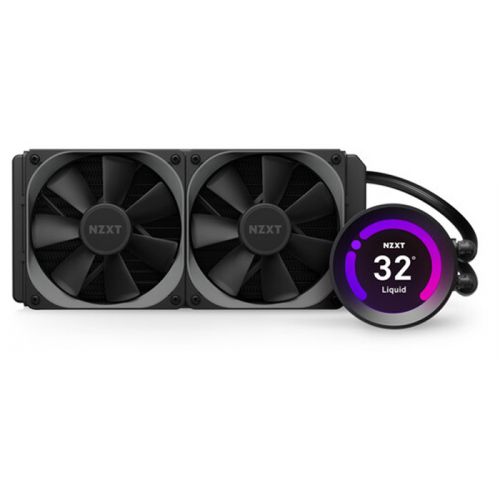 NZXT Kraken Z53 240mm AIO Liquid Cooler With LCD Display - Black