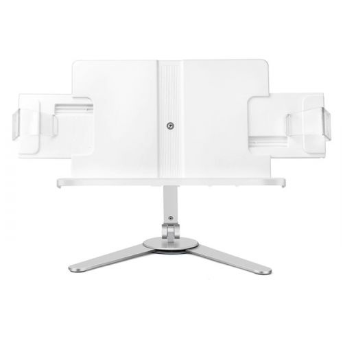 UPERGO AP-7VB Portable Adjustable Aluminum Book Holder/Stand - Silver