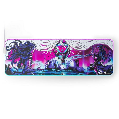 Steelseries QcK PRISM NEO NOIR Limited Edition Cloth RGB Gaming Mousepad (900X300MM)