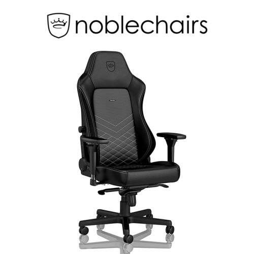 Noblechairs HERO Gaming Chair - Black/Platinum White - 434520