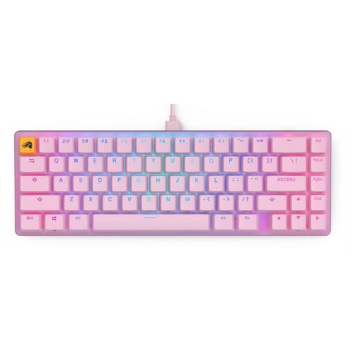 Glorious GMMK2 65% Mechanical Pre-Built ANSI USA Keyboard - Pink