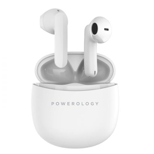 Powerology Bluetooth Stereo Buds Plus - White