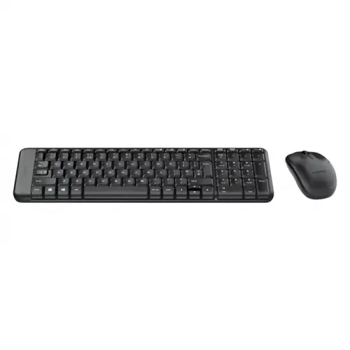 Logitech MK220 Wireless Mouse & Keyboard Combo - Black EN-AR