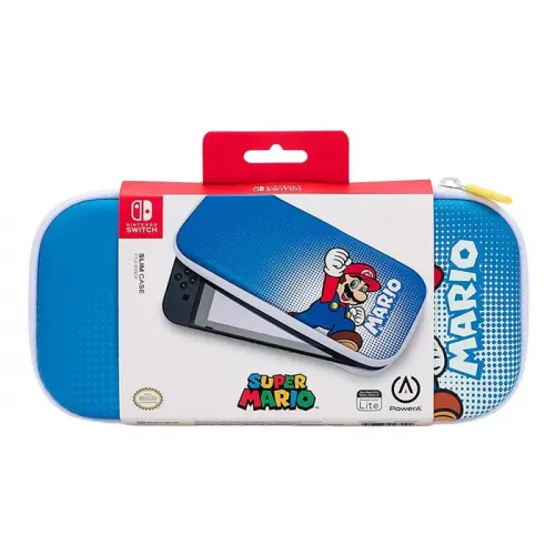 PowerA Stealth Travel Case for Nintendo Switch Lite - Blue Super Mario