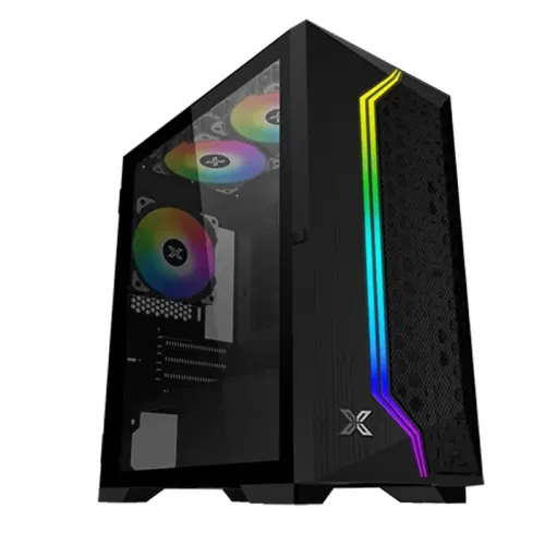 Xigmatek Gemini II RGB Mini-Tower Case - Black