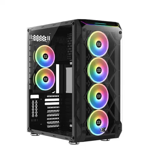 Xigmatek OVERTAKE RGB Tempered Glass ATX Case EN46416