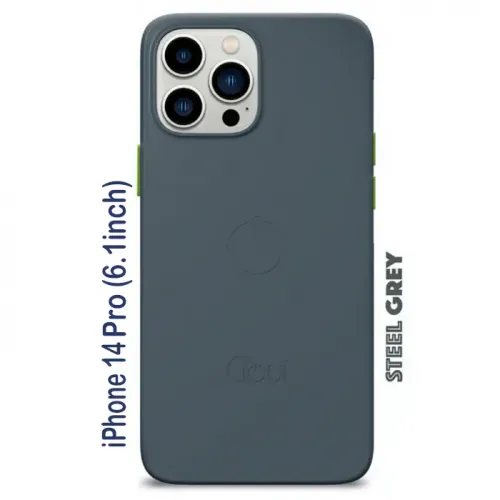 Goui iPhone 14 Pro (6.1inch) Magnetic Case with Magnetic Bars - Steel Grey