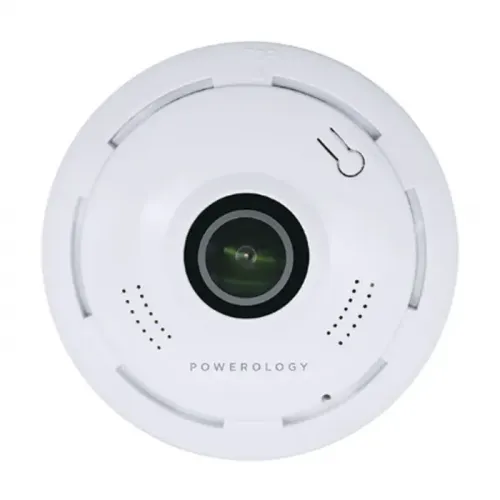 Powerology Wifi Panoramic Camera Ultra Wide Angle Fisheye Lens – White