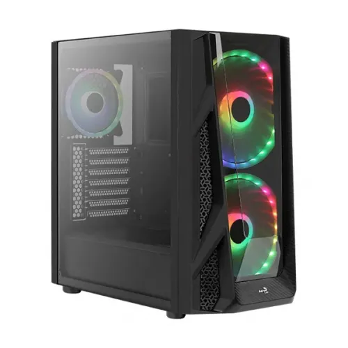 Aerocool NightHawk Duo ARGB Mid Tower Case – Black