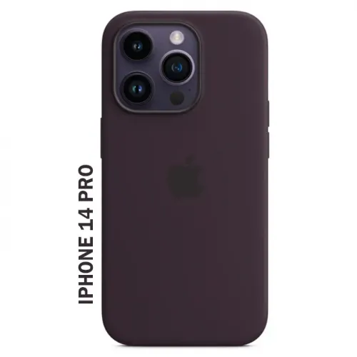 Apple iPhone 14 Pro Silicone Case with MagSafe - Elderberry