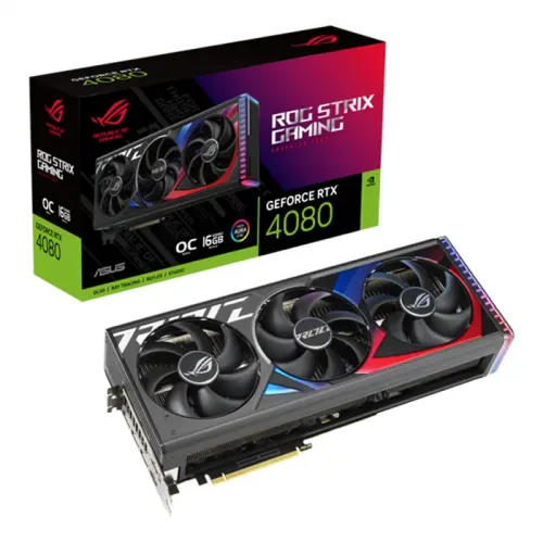 ASUS ROG Strix GeForce RTX 4080 16GB GDDR6X OC Edition Graphics Card