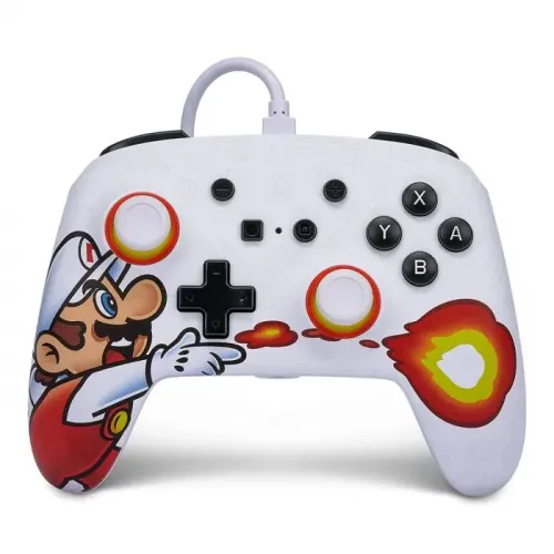 PowerA Nintendo Switch Enhanced Wired Controller - Fireball Mario