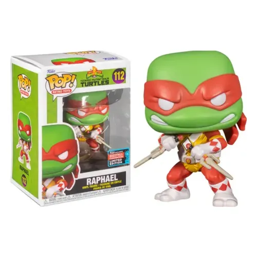 Funko POP! Movies: Teenage Mutant Ninja Turtle x Mighty Morphin Power Rangers - Raphael (NYCC'22)