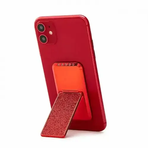 HANDLstick Glitter Collection Smartphone Grip And Stand - Red