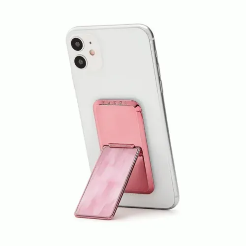 HANDLstick Stone Collection Smartphone Grip And Stand - Pink