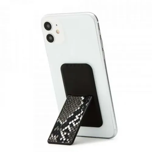 HANDLstick Animal Collection Smartphone Grip And Stand -  Snakeskin (Black and White)