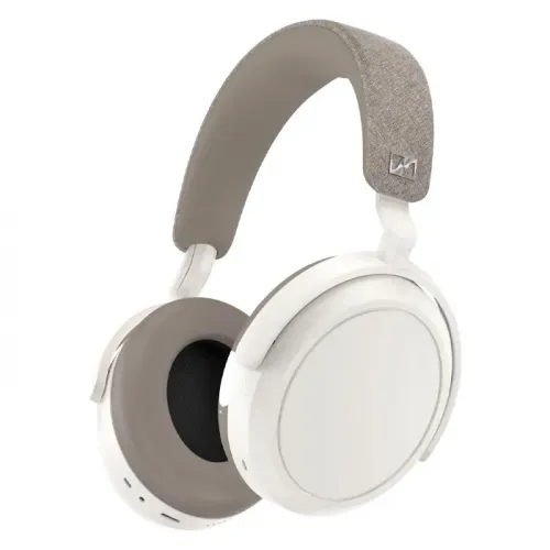 Sennheiser - Momentum 4 Wireless Adaptive Noise-Canceling Over-The-Ear Headphones - White