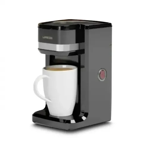 Lepresso One Cup Coffee Maker - 330-350W - 125ml (LPBCCMBK)