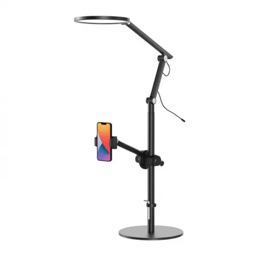 UPERGO LT-1DS Selfie Light Live Stand With Phone & Tablet Holder - Black