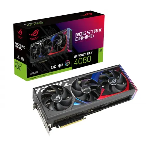 ASUS ROG Strix NVIDIA GeForce RTX 4080 GAMING OC 16GB GDDR6X Graphics Card