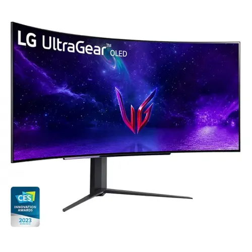 LG 45-inch UltraGear OLED Curved Gaming Monitor WQHD with 240Hz Refresh Rate 0.03ms Response Time