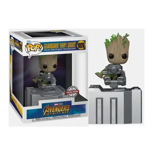 Funko POP Deluxe! Marvel: GOTG Ship - Groot (Exc)