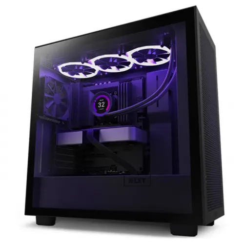 NZXT H71FB H Series H7 v1 2022 Base Edition ATX Mid Tower Case-Black