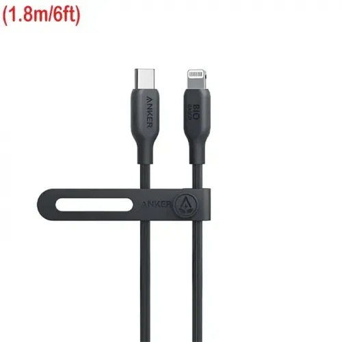 Anker 542 USB-C To Lightning Cable (Bio-Based 6ft) - Black