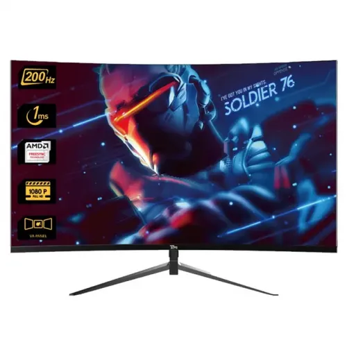 Twisted Minds 23.6" FHD VA, 200Hz, 1ms Curved Gaming Monitor - Black