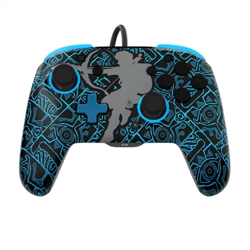 PDP: Nintendo Switch - Rematch GLOW Wired Controller Sheikah Shoot