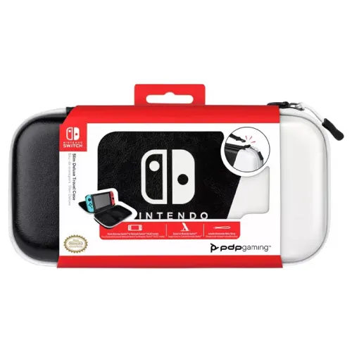 PDP: Nintendo Switch - Slim Deluxe Travel Case (All Console) - Black & White