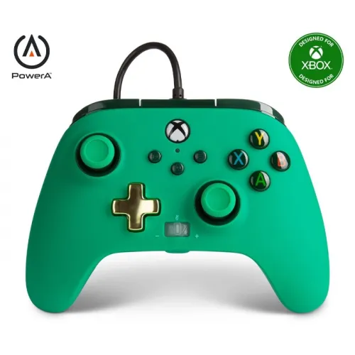 Xbox: PowerA Enhanced Wired Controller For Xbox – Green Inline