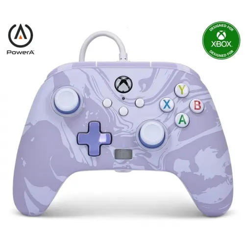 PowerA Enhanced Wired Controller for Xbox Series X|S - Lavender Swirl