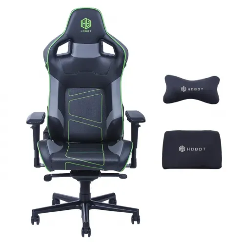 HOBOT Emerald Gaming Chair -  Black/Green