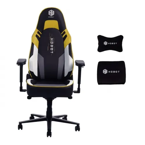 HOBOT Augenstern Gaming Chair - Black/Yellow