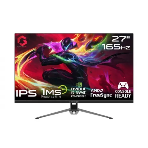 Gameon Gove127fhd165 27" Fhd, 165hz, 1ms Flat Ips Gaming Monitor - Black