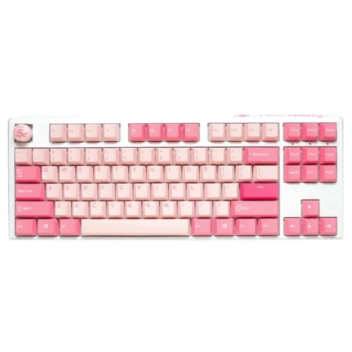 Ducky One 3 TKL - Silent Red Switch Quack Mechanical Keyboard - Gossamer Pink