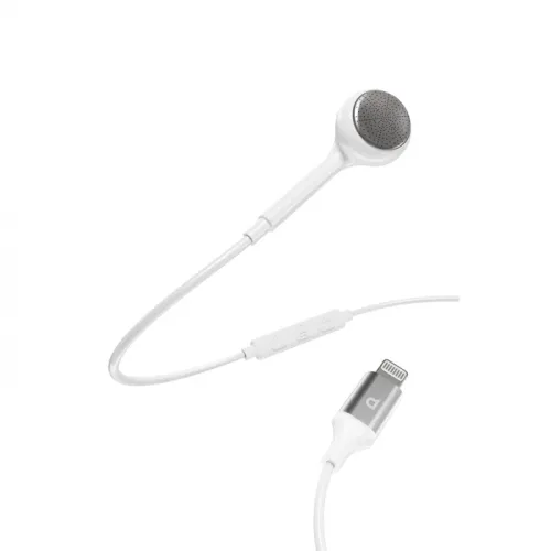 powerology Mono Earphone Lightning Connector - White