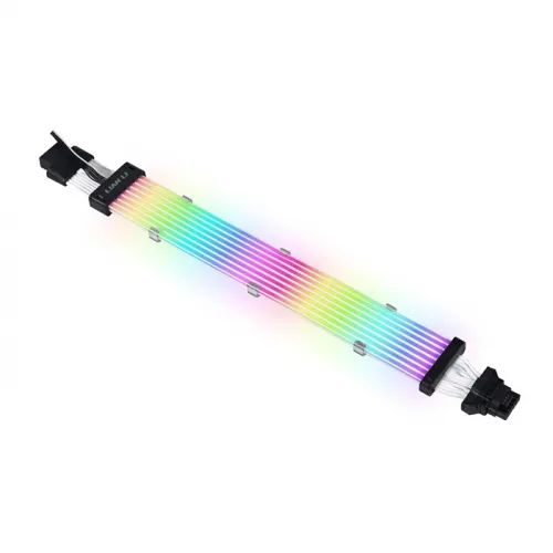 LIAN LI STRIMER PLUS V2 12+4 to 12+4-Pin, 8 Light Guides Addressable RGB Extension Cable