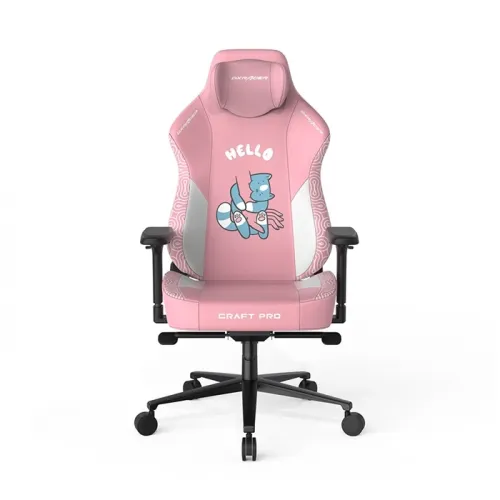 Dxracer Craft Pro Hallo Cat Gaming Chair - Pink