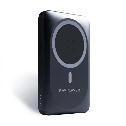 Ravpower RP-PB1212 10000mAh 20 Watts Magnetic Wireless Powerbank - Black