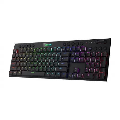 Redragon K618 Horus Wireless Rgb Mechanical Bluetooth/2.4ghz/wired Gaming Keyboard  - Red Switch