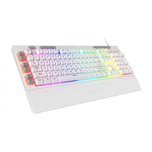 Redragon  Shiva K512 Rgb Backlit Membrane Gaming Keyboard With Multimedia Keys - White