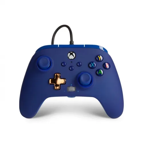 Powera Enhanced Wired Controller For Xbox - Midnight Blue