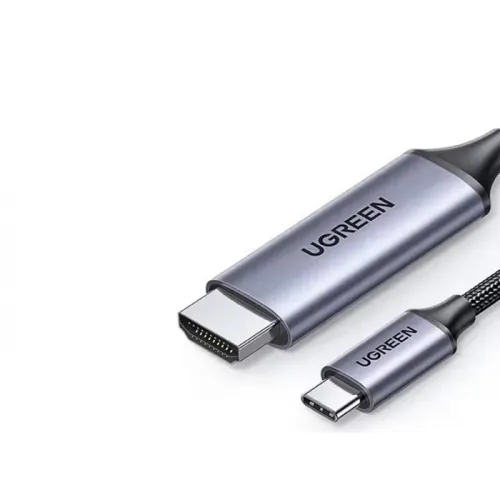 Ugreen Usb-c To Hdmi Cable 1.5m (Resolutions Up To 4k@ 60hz) - Gray Black