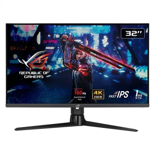 Asus ROG Strix XG32UQ 32" 4K UHD Fast IPS, 160Hz, 1ms, HDMI 2.1, NVIDIA G-SYNC , FreeSync Premium Gaming Monitor - Black