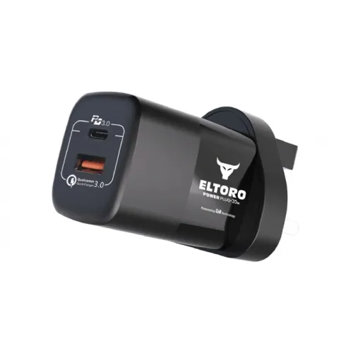 Eltoro Power Plug+ 50w Pd3.0 Qc3.0 -black