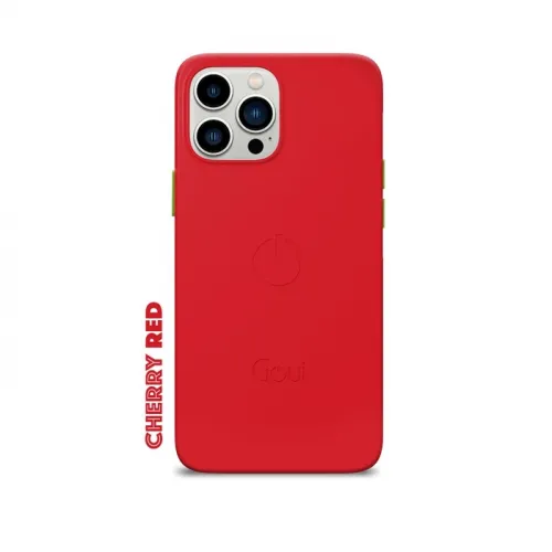 Goui Magnetic Cover For Iphone 15 Pro 6.1 Inch - Cherry Red