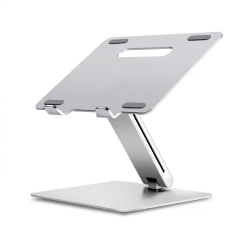 Foldable Aluminium Stand For 9.7 -15.6 Inch Laptop And Tablets - Silver